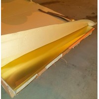 Лист латунный ГПРХХ 4x600x1000 мм Л68 ГОСТ 2208-2007