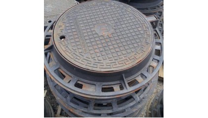люк чугунный ГТС легкий круглый Л 740x110 мм СЧ10 купить в Пензе